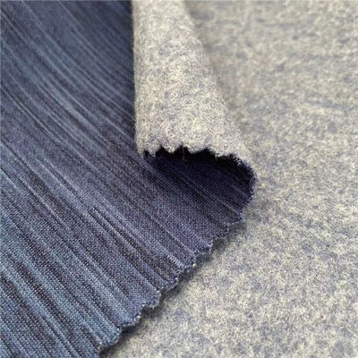 100% Polyester Cationic Jersey Bonded Fabric For Jacket 75D 280gsm 150cm Waterproof Windproof