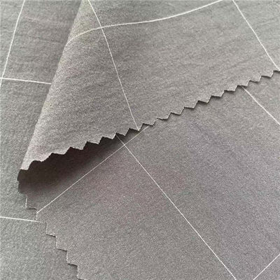 82% Nylon 10% Poly 8% 140gsm Spandex Sportswear Fabric Types  Jersey Material Gray 40D