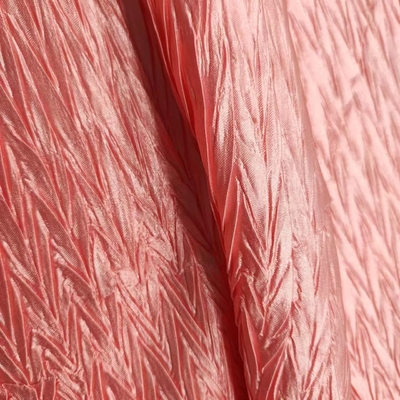100% het Satijnstof 120g van de polyester75dx100d Geverfte Kreuk voor Kledingskledingstuk